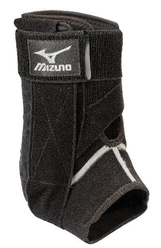 Mizuno DXS Right Ankle Brace, Black, Large