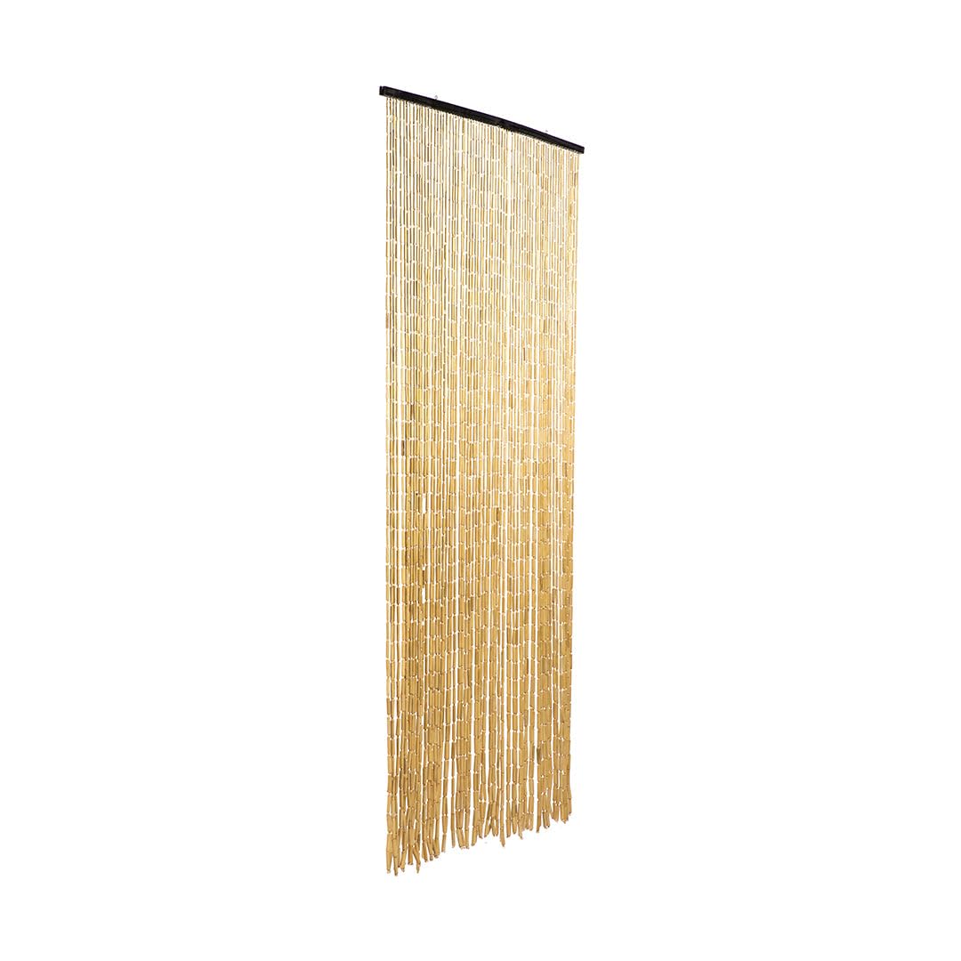 CATRAL NORTENE Cortina Puerta Hong Kong Marfil 70 Lineas Madera Exterior 90X200CM 90X200 CM