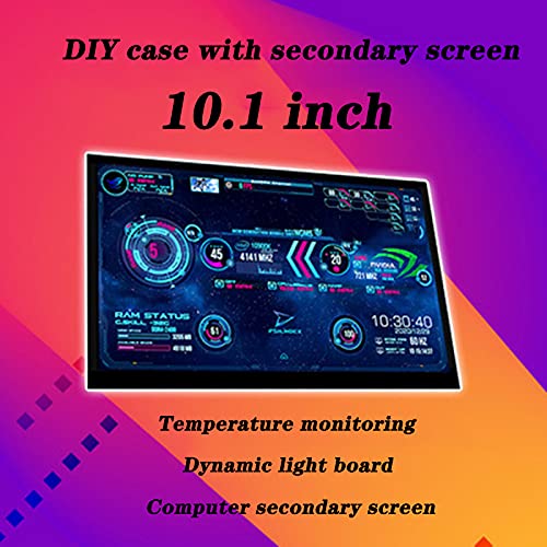 10 Inch Cpu-Monitor, Cpu-Temperatuurmonitor, Temperatuurbewaking, Dynamisch Lichtbord, Computertemp-Monitor voor… - Image 3