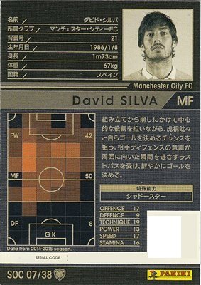 Amazon.co.jp: WCCF/15-16/SOC 07/ダビド・シルバ : Sports & Outdoors
