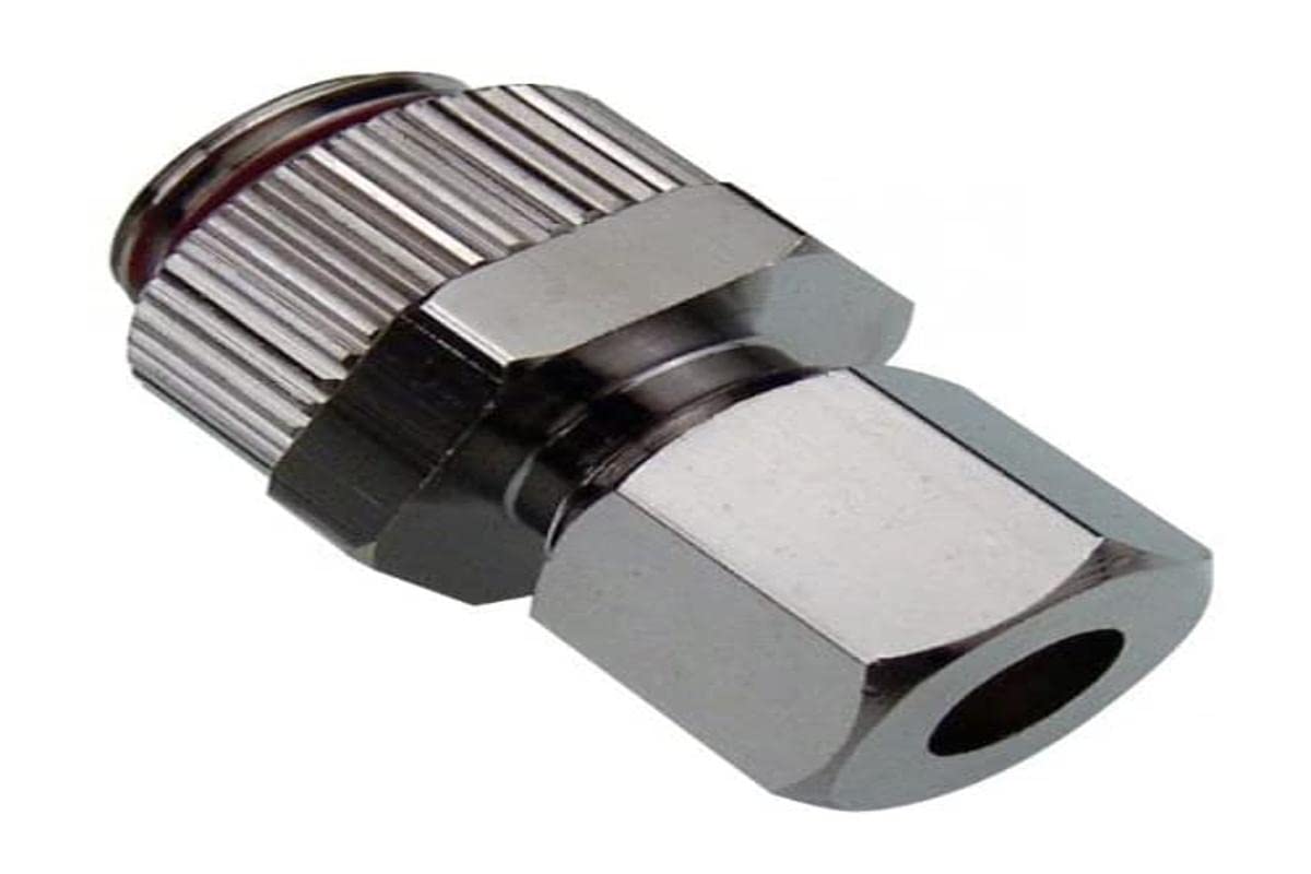 KoolanceCompression Fitting für Kupfer Tubes, OD 06 mm zu G 1/4 Zoll BSPP- silber