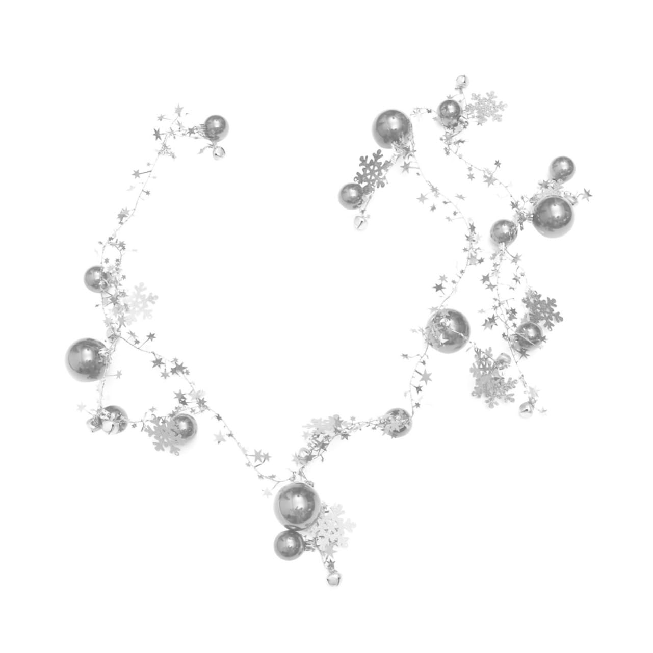 Ciieeo 1pc Christmas Bells String Ornaments Lightweight Holiday Decor for Tree Home Office Cafe Restaurant for Friends Family