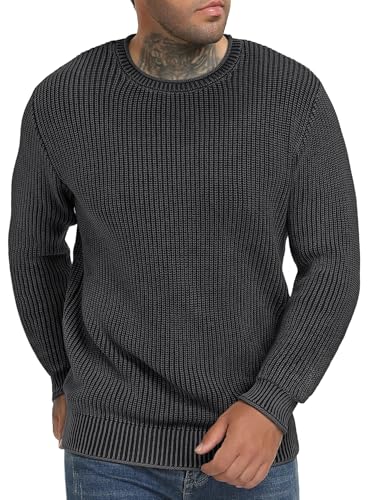 NITAGUT Men's Casual Crewneck Sweater Pullover