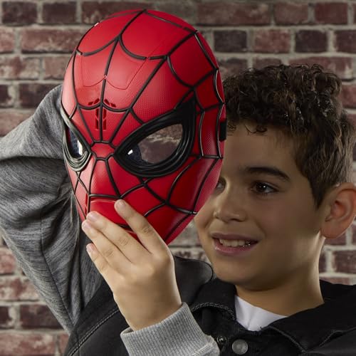 Máscara Spider-Man Marvel Studios luminosa para juego de rol de niños 4