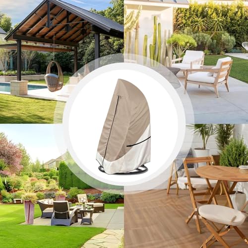 Funda para columpio colgante impermeable con cubierta envolvente de terraza 5