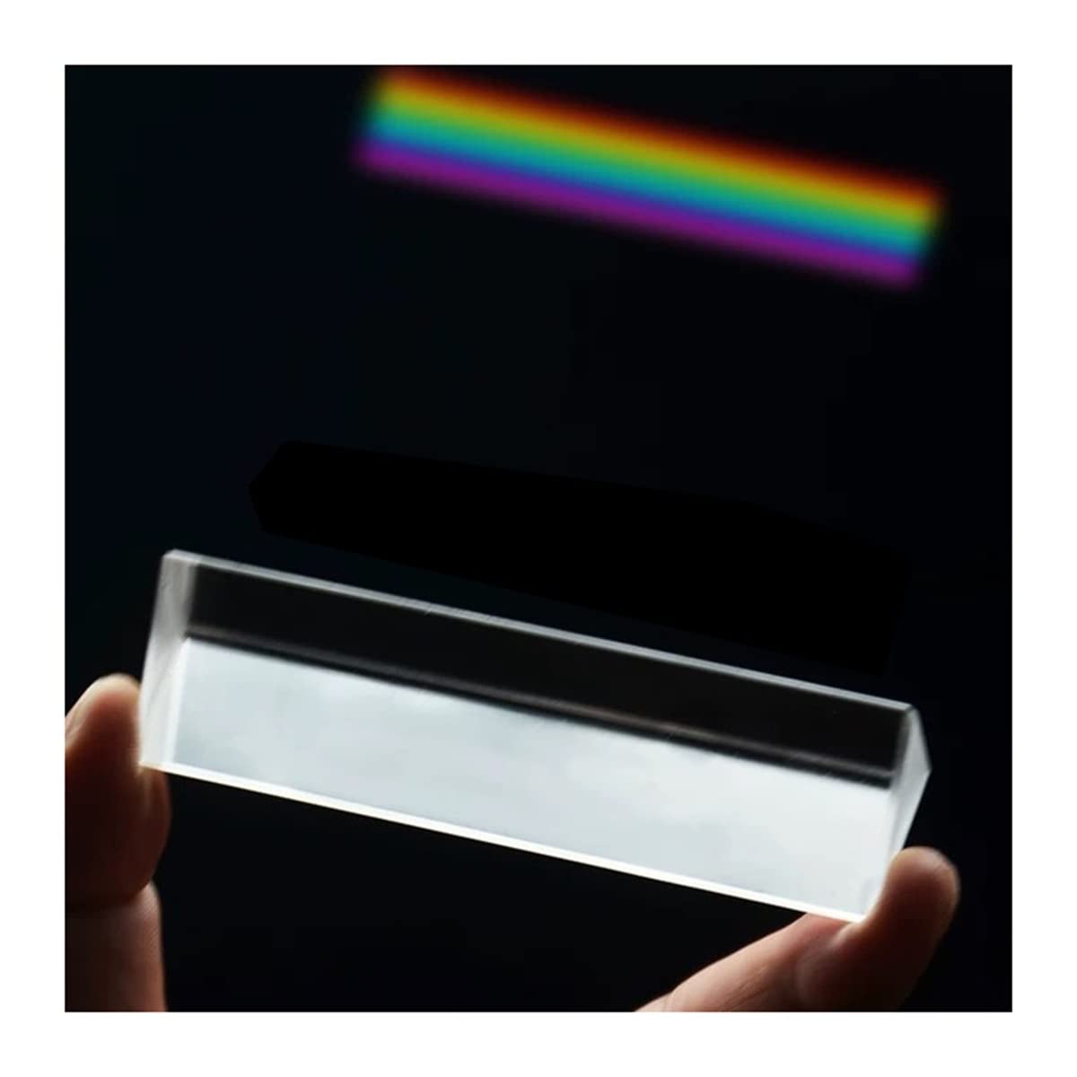 Prismen & Kaleidoskope Dreiecksprisma BK7 Optische Prismen Physikunterricht Gebrochenes Licht Optik-Kits für den naturwissenschaftlichen Unterri (Color : 30X30X150MM)