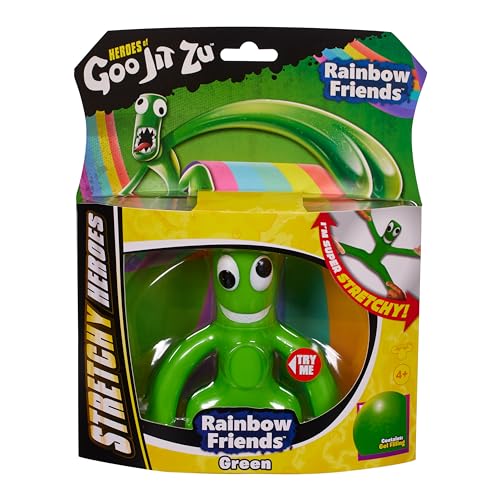 Heroes of Goo Jit Zu Rainbow Friends Green. The multiplayer kid-friendly horror story experience. Super Stretchy Goo Filled Toy Figure.