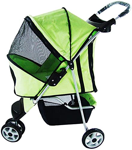 Carrito para Perros, Carrito de Paseo, Carrito para Perros medianos y Gatos, Cochecito de Lujo para Perros, Cochecito para Perros/Gatos/Mascotas