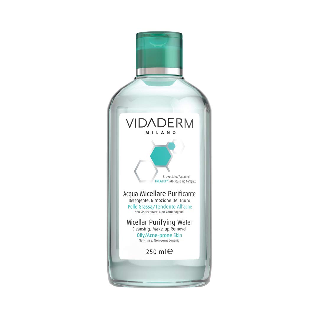 Micellar Purifying Water – One-Step Makeup Remover & Cleanser for Oily & Acne-Prone Skin – Mattifying, Hydrating, No-Rinse Formula with Zinc PCA & Botanicals, 250ml