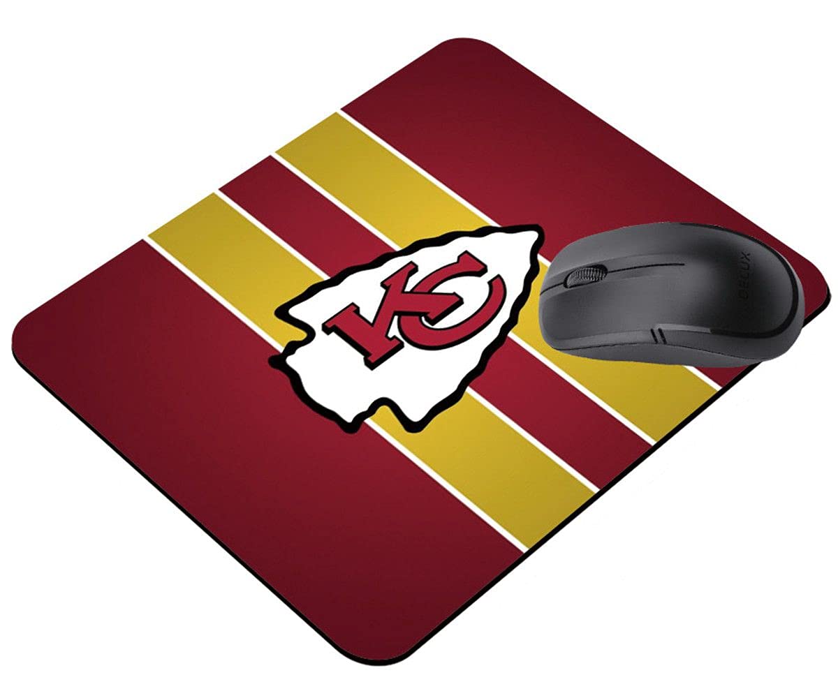 Gaming Mouse Pad Sport Fans Gift,Life Needs Sport Mousepad with Non-Slip Rubber Base for Laptop Computer Desktop Mat - Red Yellow
