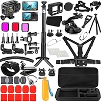 Zubehör für DJI 5 Pro/ 4/3 wasserdichte Fall Tauchen Gehäuse Silikon Fall Glas Screen Protector Film Ganzes Kit