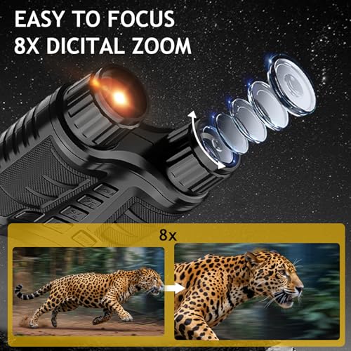 Binoculares de Visión Nocturna 4K Tizycod 8x25 miniatura 6