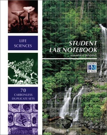 Life Sciences Student Lab Notebook: 70 Carbonless Duplicate Sets by Hayden-McNeil Specialty Products (2001) Spiral-bound