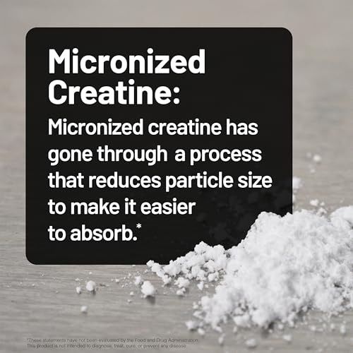 NatureWise Micronized Creatine Monohydrate Powder, 5000mg (5g) Per Serving - Creatine for Women & Men - Pure, Unflavored, Supports Lean Muscle Mass, Endurance - 100 Servings - image 3