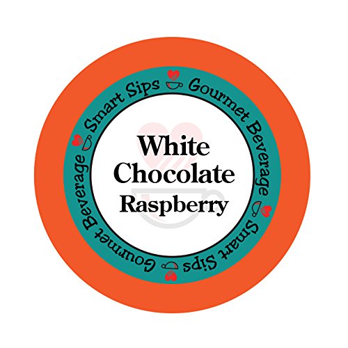 Smart Sips, White Chocolate Raspberry Gourmet Flavored Coffee, 24 Count, Compatible With All Keurig K-cup Machines