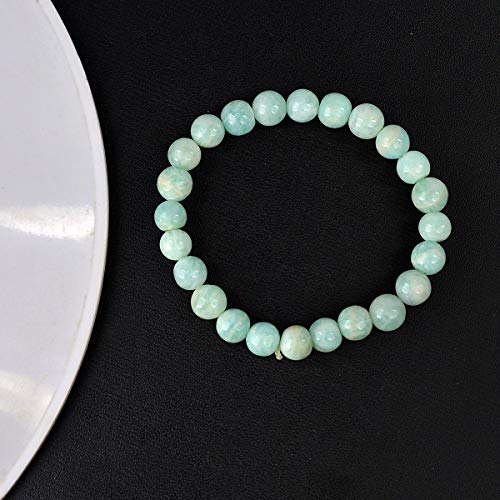 Image of Certified Natural Crystal Stone 8 mm Round Beads Bracelet for Men & Women | Reiki Charged Gemstone Bracelet | Multiple Stone Variants Available
