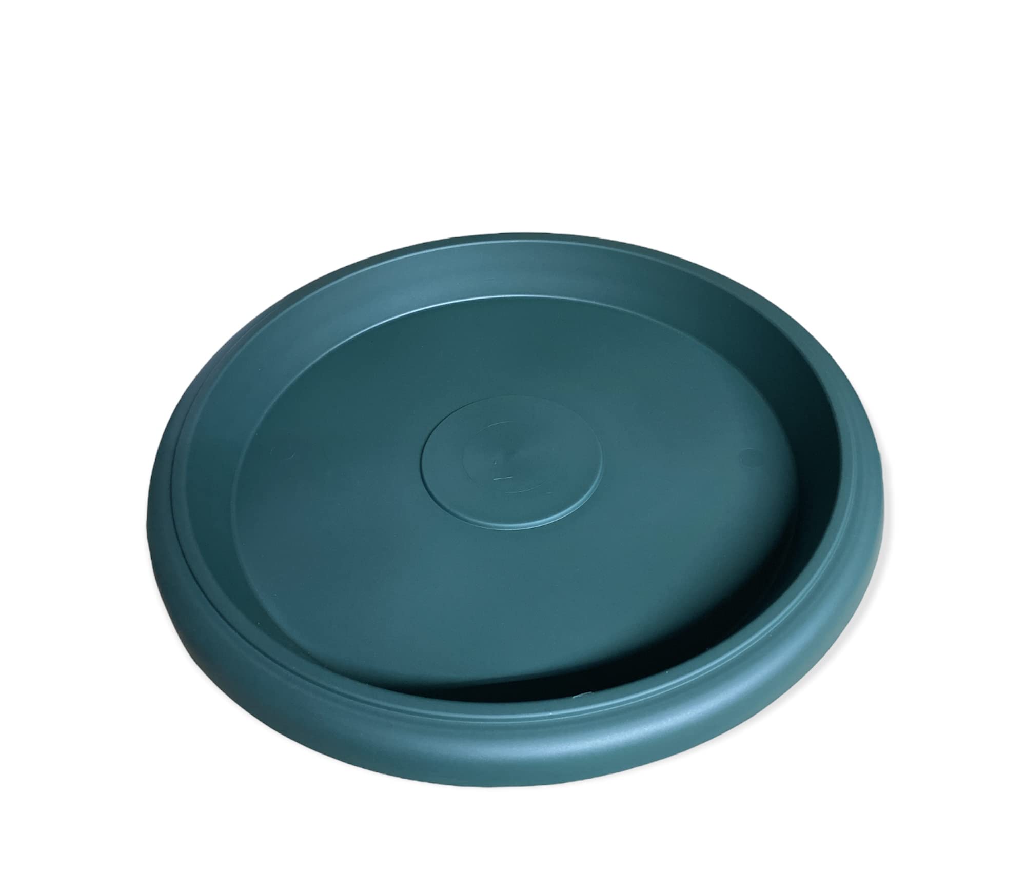 Tamersgifts Round Plastic Plant Pot Saucer Planter Water Drip Tray Base Plate - 3 Colours (Base Diameter 40cm, Green)