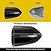 Goholy Car Exterior Door Handle Key Hole Trim Cover CapCompatible with Ford Fusion 2013 2014 2015 2016 2017 2018 2019 2020 DS7Z 54218A15-DC Door Handle Accessories Lock Cap Black with Electroplating