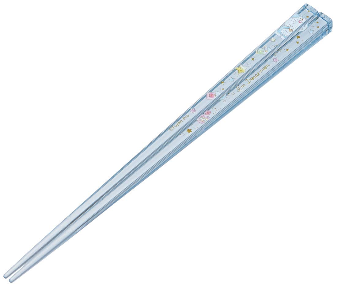 Doraemon Glitter Chopsticks - Pastel & Dishwasher Safe -2