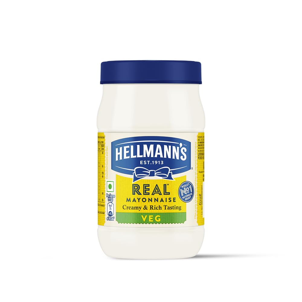 Hellmann's Real Mayonnaise, 250/275 Grams (Weight May Vary)
