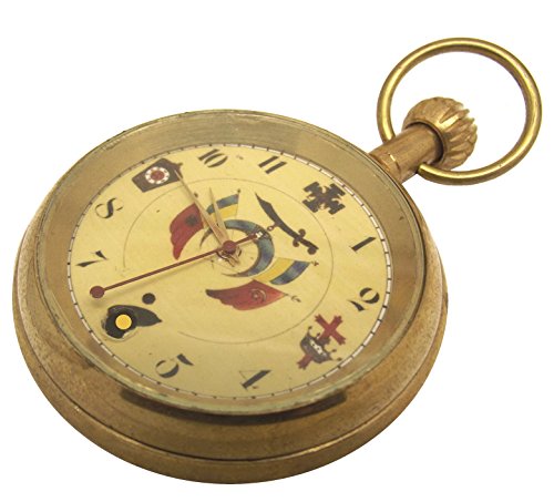 Reloj de bolsillo mecánico masónico para lucir con elegancia en eventos formales de gala