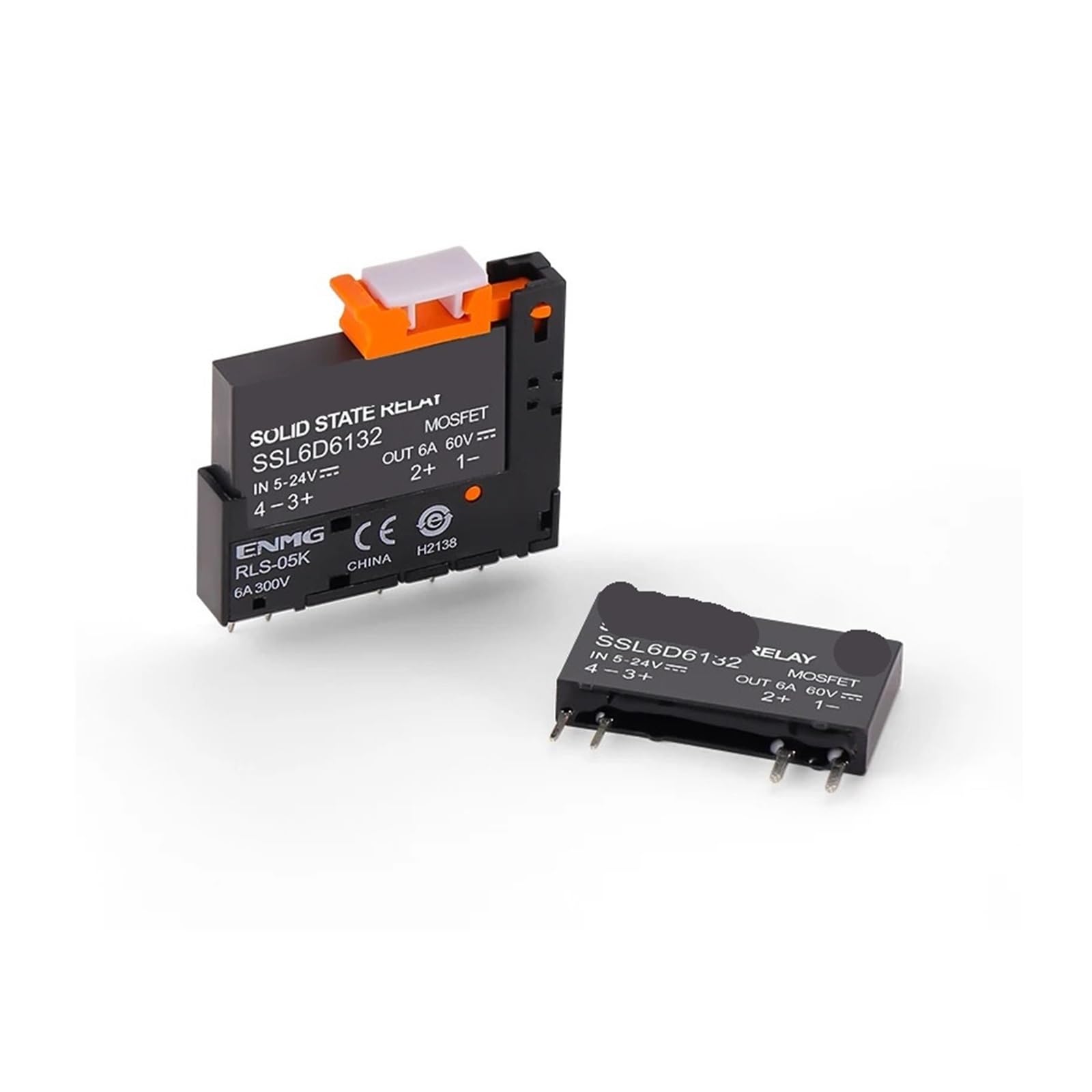 relè a stato solido Relè a stato solido ultracompatto a basso profilo Tipo di interfaccia 5V12V24V Controllo CC AC 6A 2A uno normalmente aperto(KIT D-D 6A)