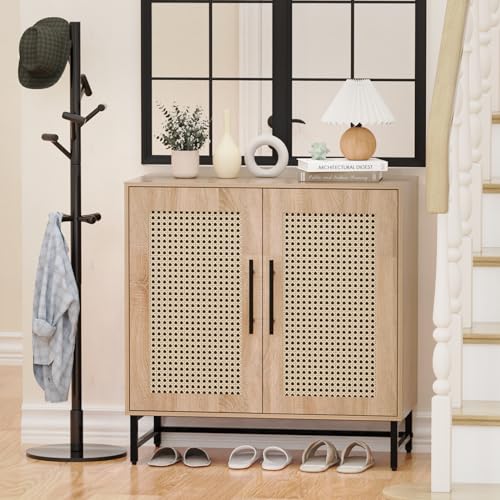 Kfo 0020 Storage Cabinet With Handmade Natural Rattan Doors, Rattan Cabinet Sideboard Buffet Cabinet thumb #7