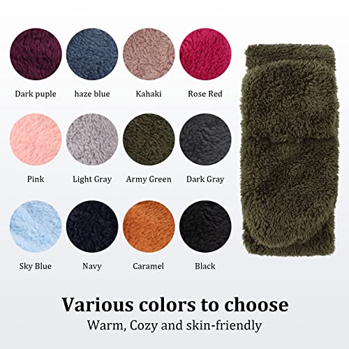 Image of JANGANNSA Fleece Kids Scarf - Warm Winter & Autumn Neck Warmer for Boys & Girls 1-6Y