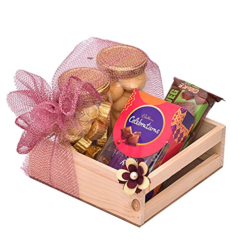 Image of Giftrend Bundle with Diwali Corporate Chocolate Hamper | Chocolate Gift for Boss Employees Clients | Diwali Greeting Card