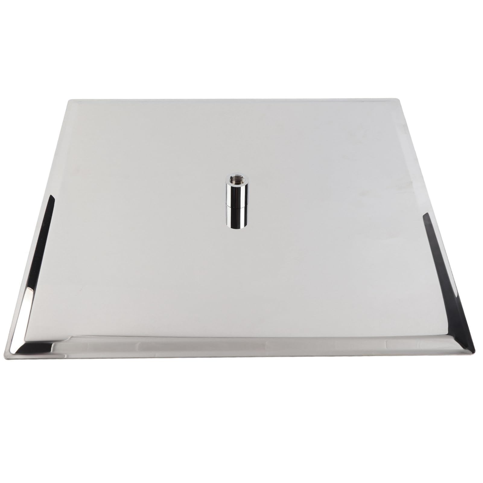 Soffione doccia a pioggia da 20 pollici, soffione doccia a pioggia da incasso, soffione doccia in acciaio inox, quadrato, 50 x 50 cm