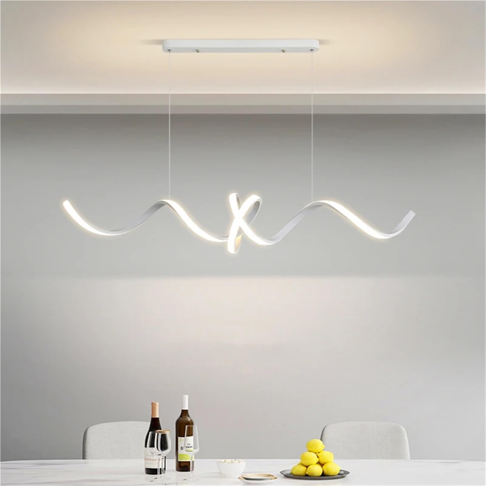 Nowoczesne oświetlenie LED do salonu, żyrandole LED do jadalni, oświetlenie wnętrza