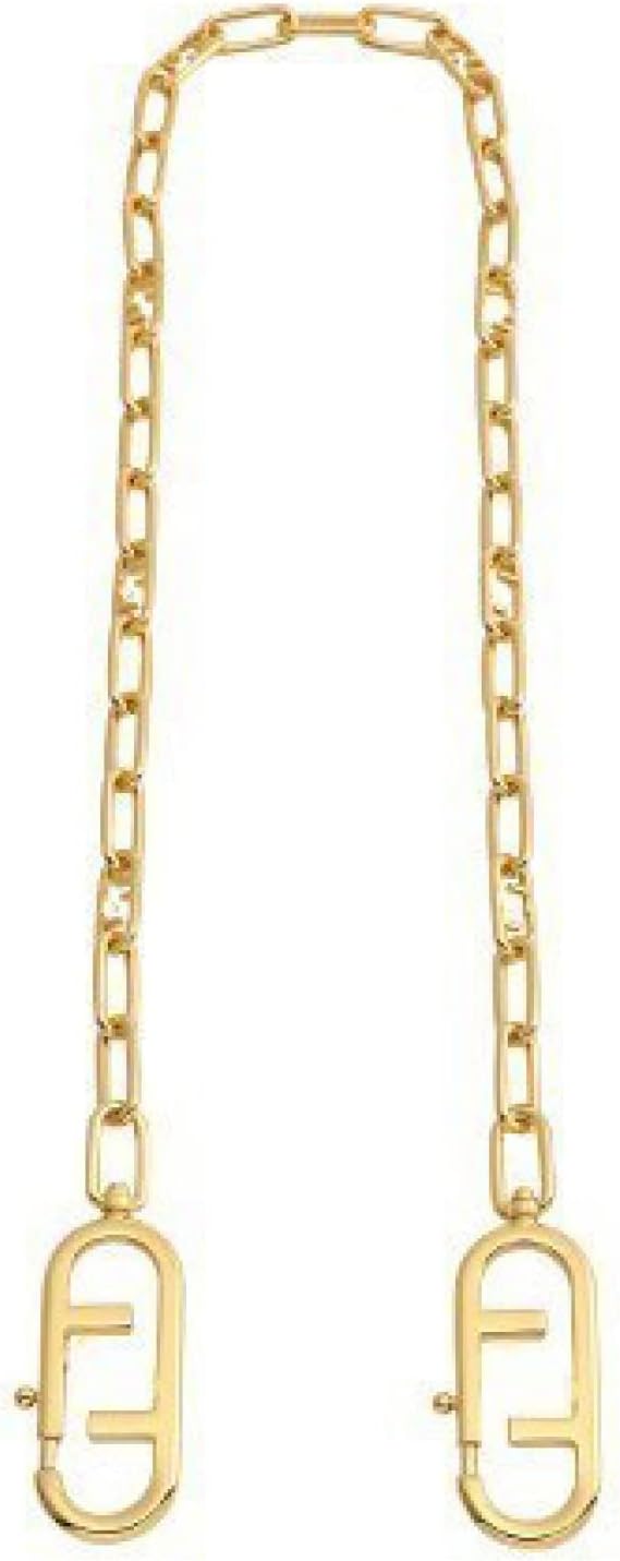 ESBANT Chain for Bag Bag Shoulder Strap Niche Design Armpit Metal Hook Chain High Quality Do Not Fade Bag Strap Accessories Chain Strap (Color : White, Size : 120CM)