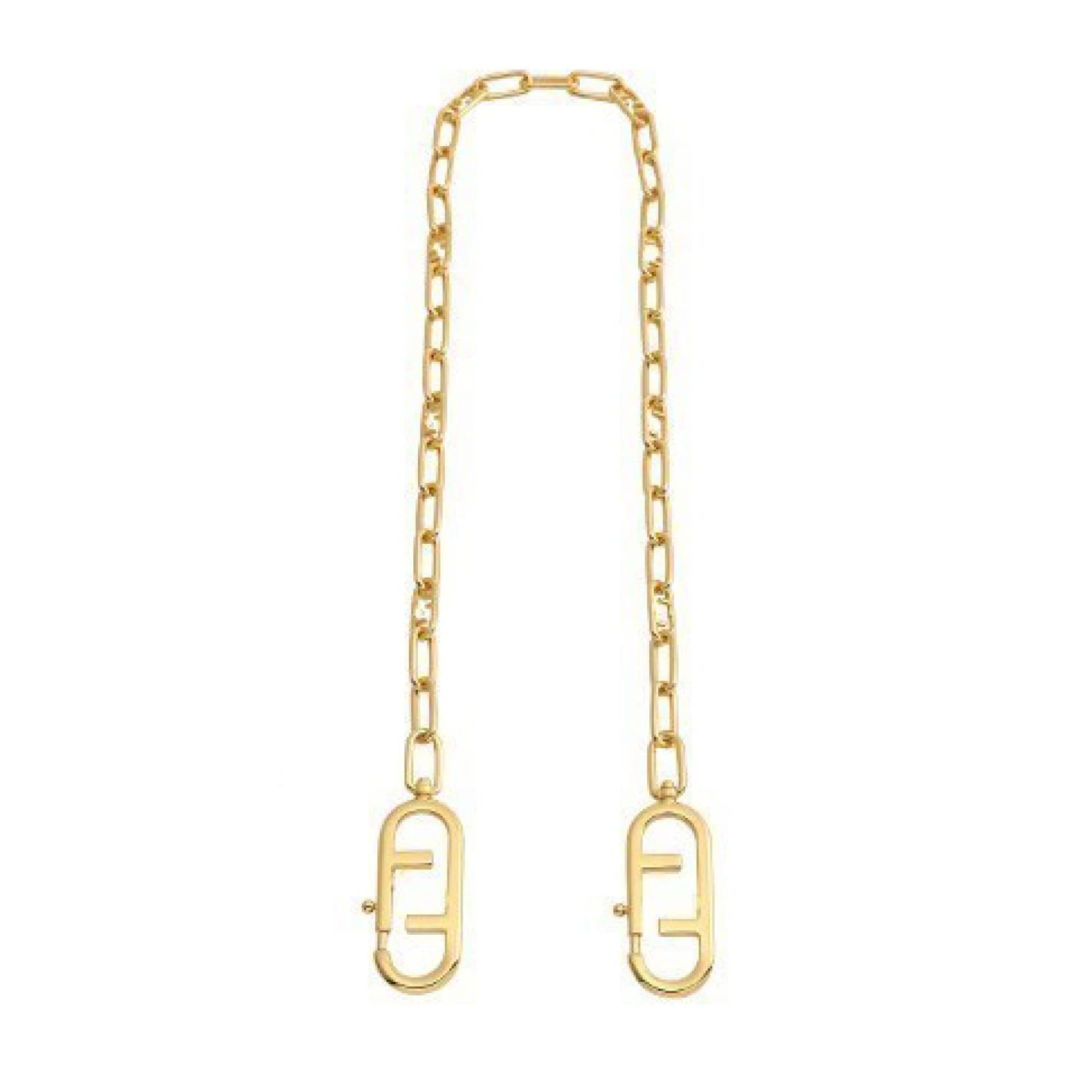ESBANT Chain for Bag Bag Shoulder Strap Niche Design Armpit Metal Hook Chain High Quality Do Not Fade Bag Strap Accessories Chain Strap (Color : White, Size : 120CM)