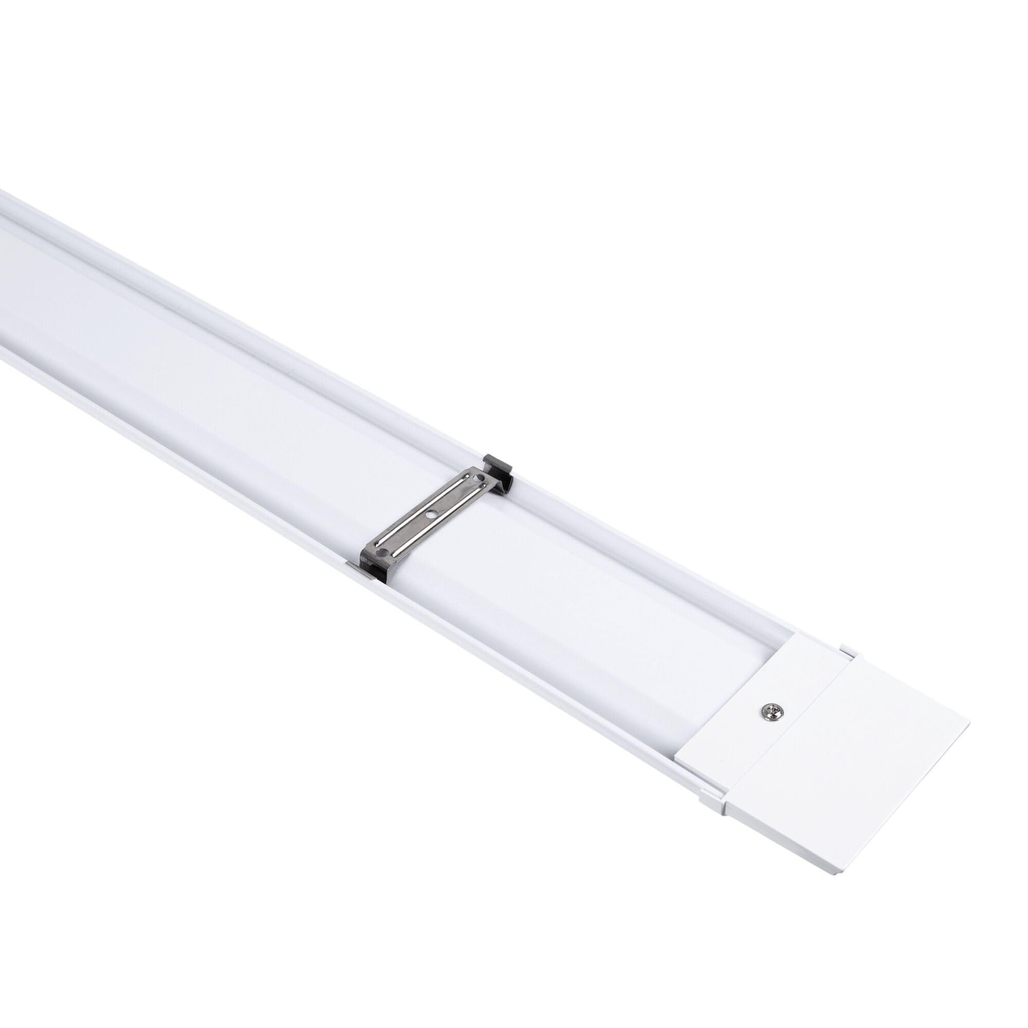 BARCELONA LED - Pantalla led, luminaria de alta potencia - 36W, 120 cm - IP20 Barra LED, regleta para espacios comerciales, oficinas y zonas de alto uso continuo, Blanco Frío