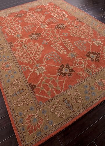 Image of 12x15 Ft Hand-Tufted Wool Area Rug - Oversized Carpet for Living Room, Hall, Office, Drawing Room - Soft & Durable Traditional Floor Rug (Multicolor)
