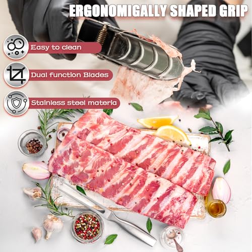 Kit para retirar membrana de costillas acero inoxidable miniatura 5