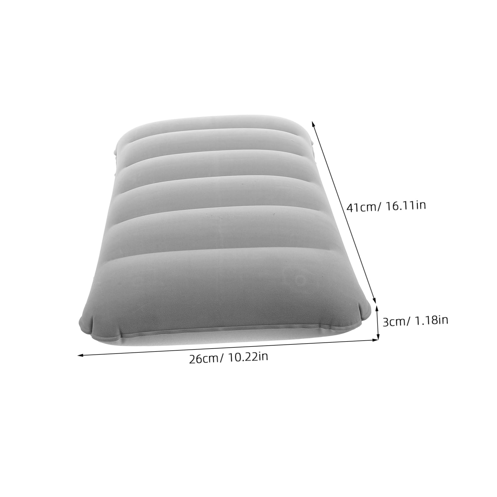 CORHAD Ultralight Inflatable Pillow for Camping Portable Flocked Cushion for Outdoor Travel Hiking and Backpacking Ergonomic Support for Neck and Lumbar Comfort