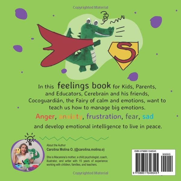 Miniatura 2 de CEREBRAINS CALM DOWN SPACE Emotional Intelligence for kids, parents and educators. Big emotions (Anger, Anxiety, Sad, Fear and Frustration) Feelings