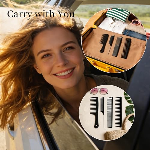 Set profesional de 4 peines para cabello miniatura 5