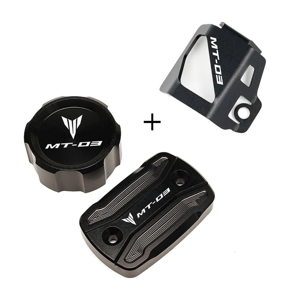 Osłona płynu hamulcowego motocykla do Ya&maha MT03 MT 03 MT-03 2015-2019 2020 2021 motocykl CNC przedni tylny płyn hamulcowy pokrywa zbiornika pokrywa zbiornika