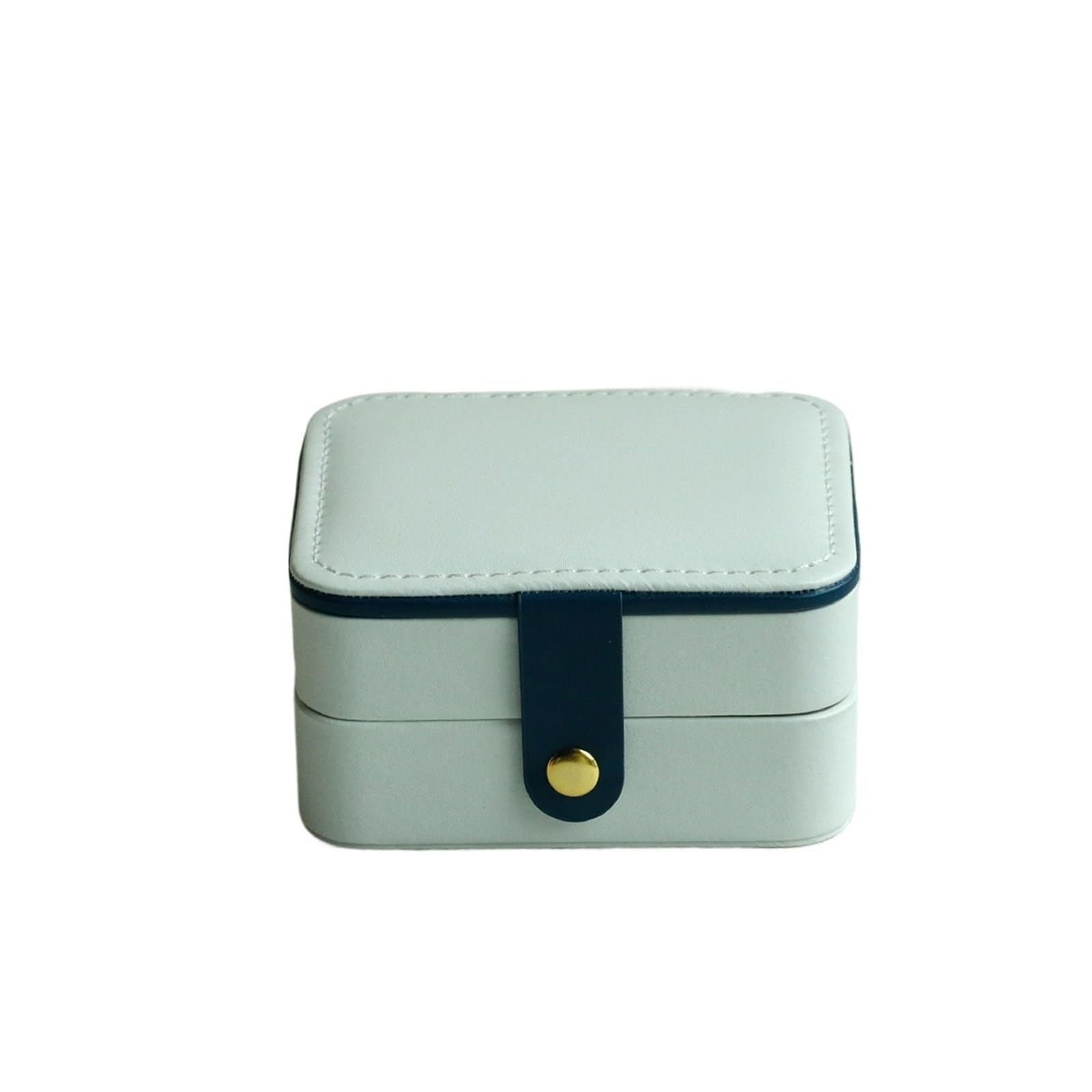 Travel Jewellery Box Portable Jewelry Casket Packaging Box Makeup Organizer For Exquisite Cosmetic Beauty Case Container(WHITE)