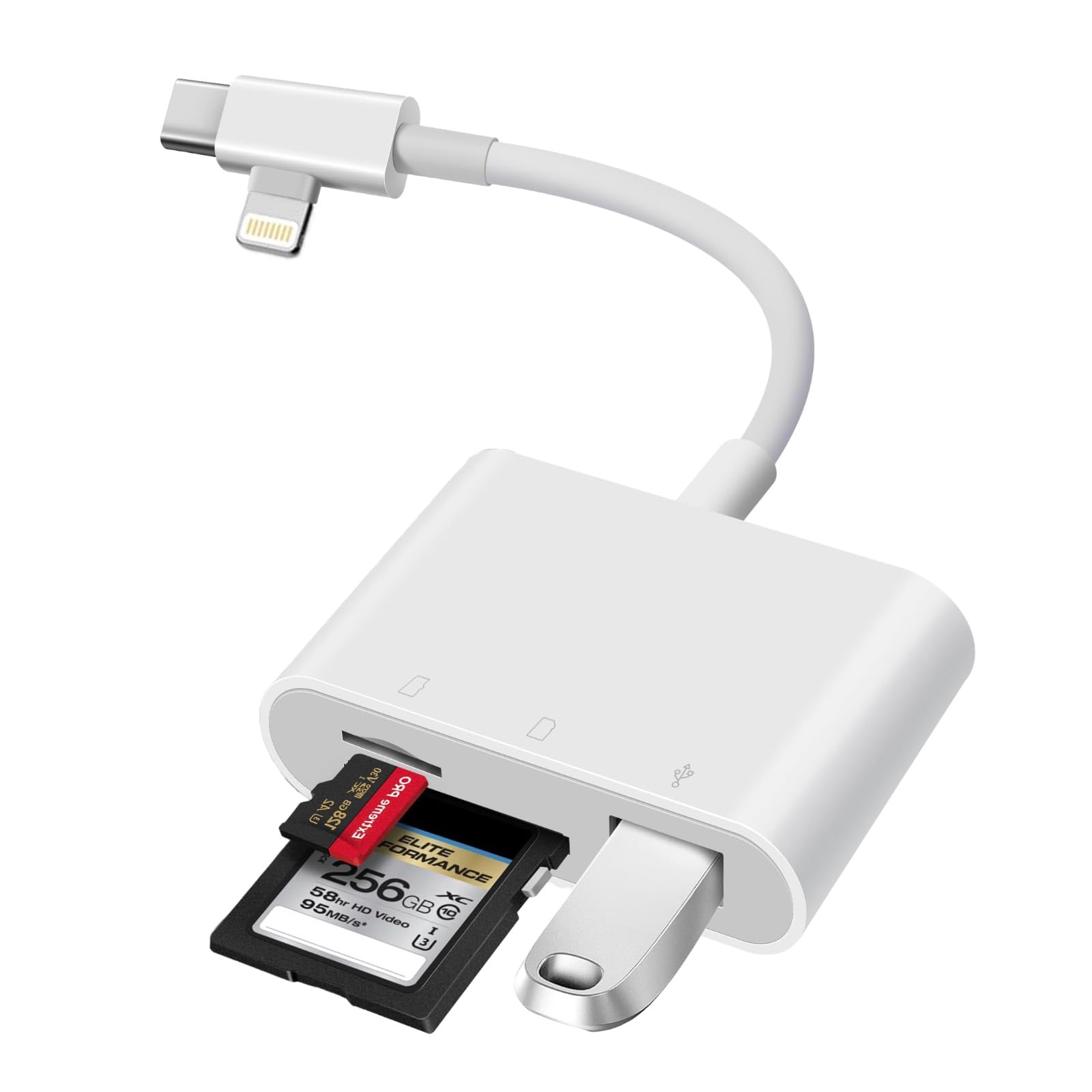 Apple純正　USB-C - SDカードリーダー ​​​​​​​ Amazon.co.jp: [Apple MFi認証] iPhone iPad用SDカードリーダー、USB