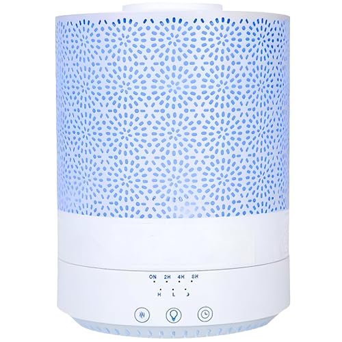 BlueHills 2500 ML XL Essential Oil Diffuser Aroma Humidifier Décor White