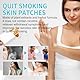 NHQZ 30 Stück Wellness-Pflaster mit allmählicher Freisetzung, Hilfe beim Rauchentzug, tägliche Anwendung, einfach anzuwenden, geeignet für Männer und Frauen