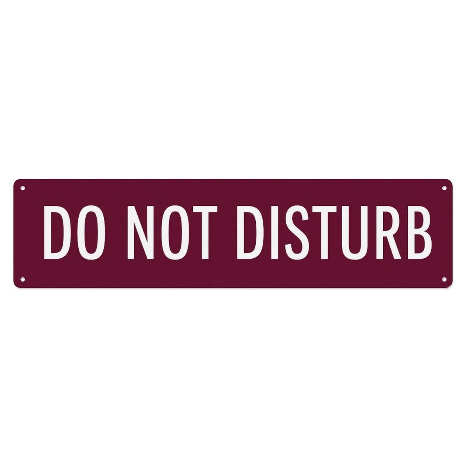 Okahys 4X16inch(10X40cm) Do Not Disturb Privacy Metal Tin Sign