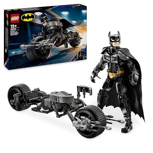 LEGO DC Batman Figura para Construir: Batman y Moto Bat-Pod de Juguete, Figuras de Superhéroes de la Película El Caballero Oscuro, Regalo para Niños y Niñas de 12 Años o Más 76273 | Ya disponible en tu tienda friki favorita! En mundofriki.es!