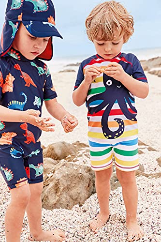 Traje De Baño De Una Pieza con Cremallera para Bebés/Niños Pequeños Y Niños Traje De Baño con Protección Solar UPF 50+ Trajes De Neopreno De Surf - imagen 4