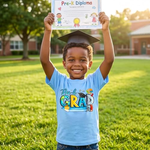 Image of Preschool Graduation Shirt for Kids Pre-K Grad Gifts for Girls Boys T-Shirt Top