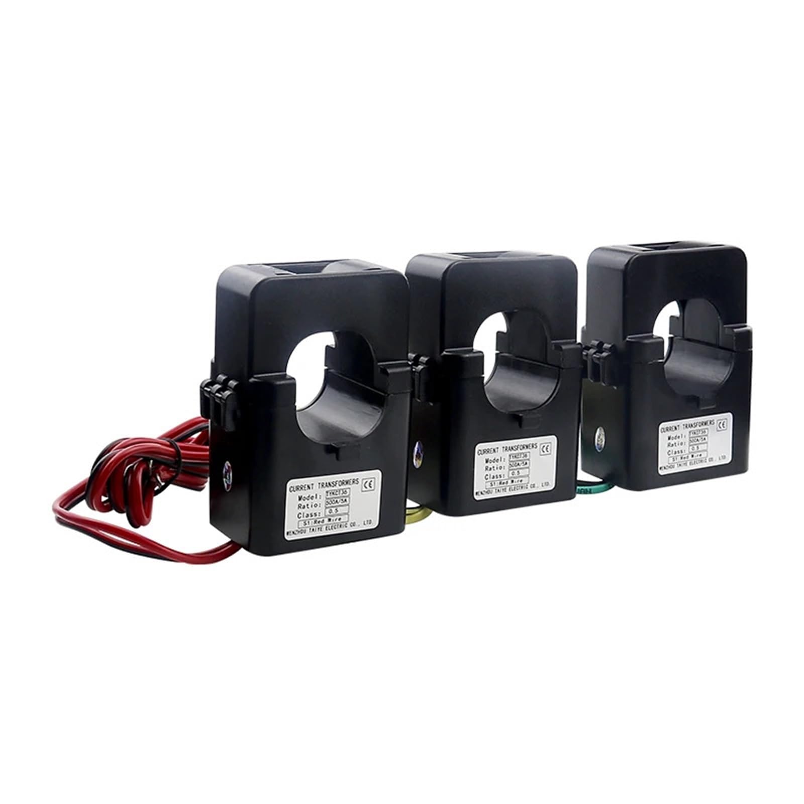 KCT-36 3 szt. Czujnik prądu z dzielonym rdzeniem 100 A 200 A 250 A 300 A 400 A 500 A 600 A prąd mini CT (600A (5A) 3 szt