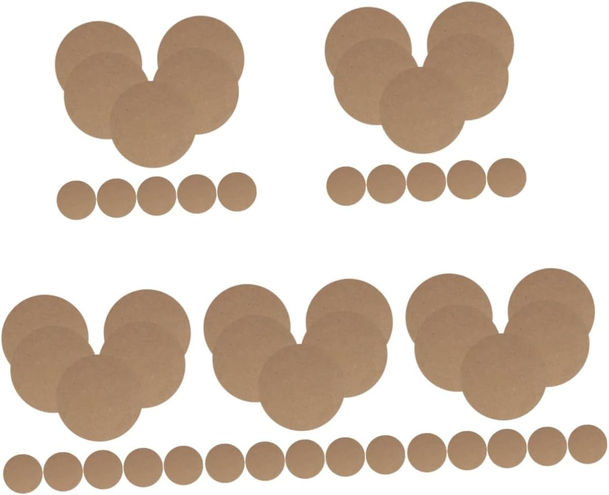 TEHAUX 50pcs Pottery Clay Board Wood Pottery Board for Air Dry Clay for Artists
